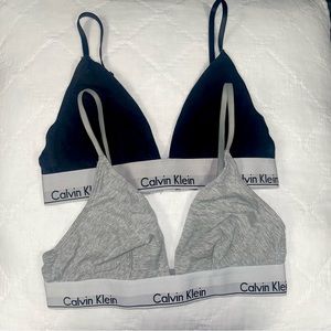 Calvin Klein bralettes